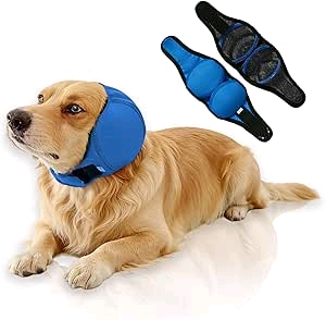 Read more about the article Noise & Waterproof Dog Ear Covers Wrap for Bathing Hematoma, Drying, No Shake Ear for Dogs