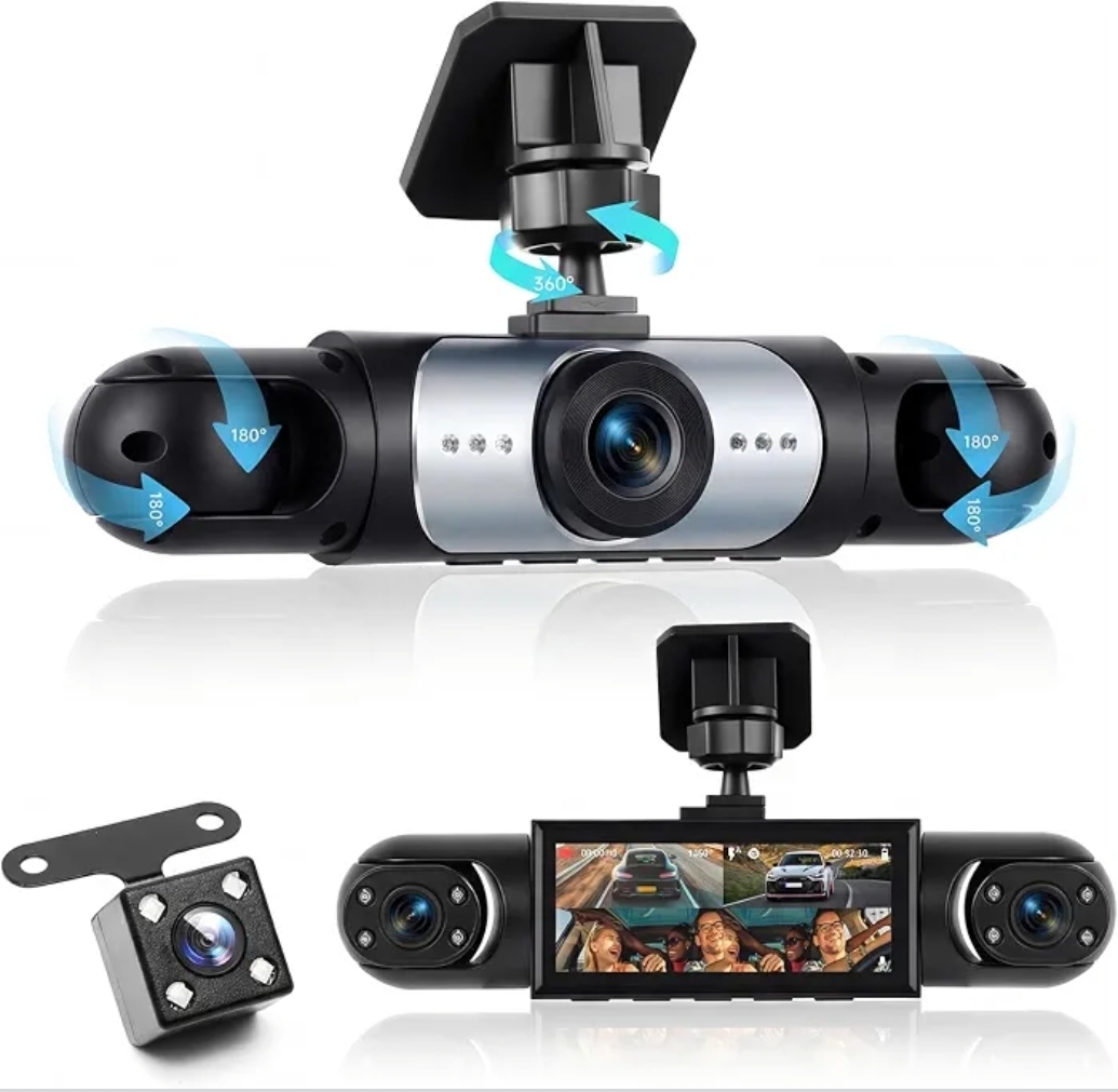 Read more about the article 4 Channel 360° Dash Camera Front and Rear Inside Left Right
