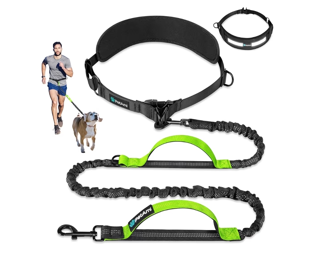 Read more about the article Hands Free Dog Leash with Padded Lumbar Waist Belt