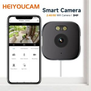 2.4/5GHz WiFi Window Camera 3MP Full Color Night Vision Indoor